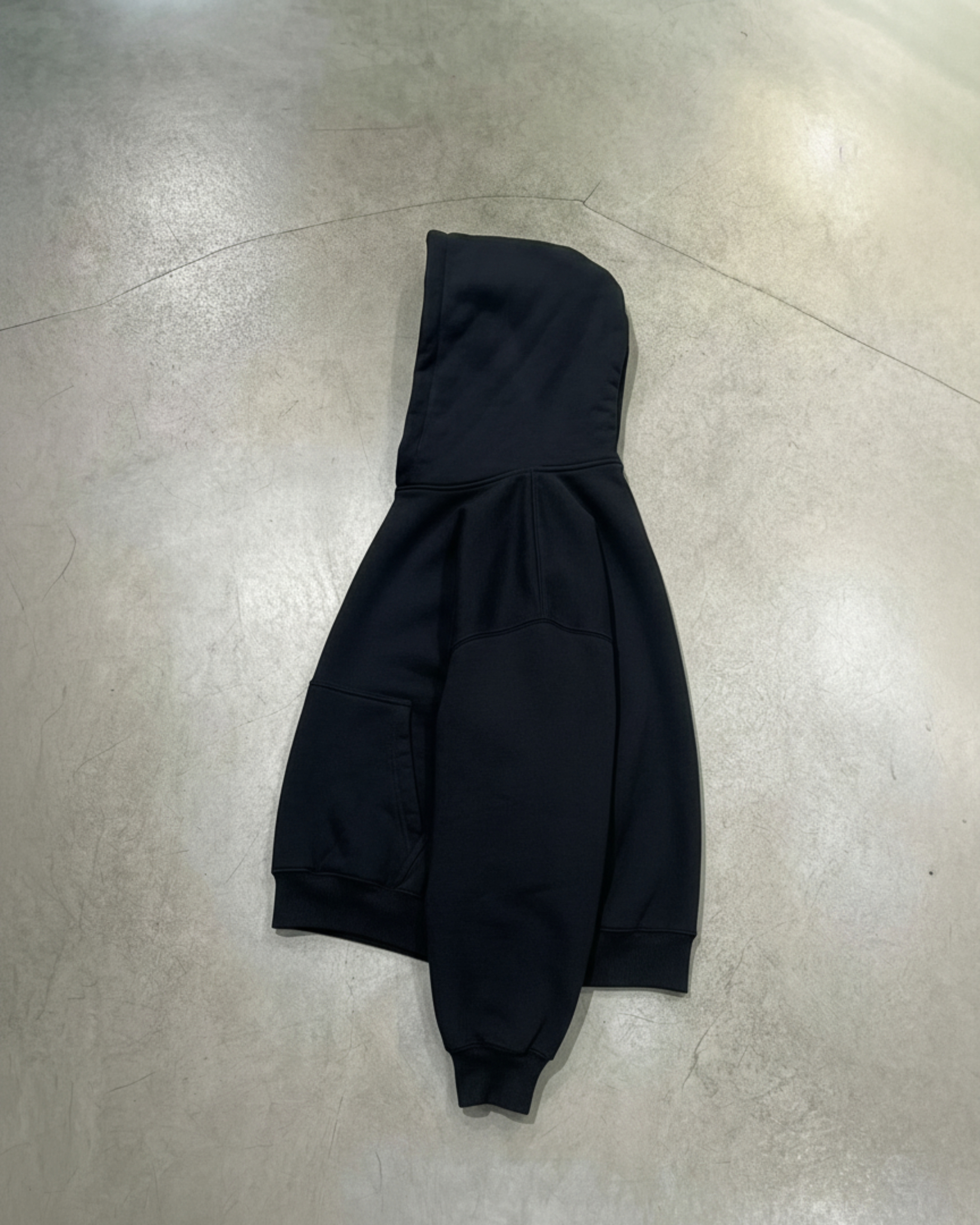 Essential Fleece Hoodie Black