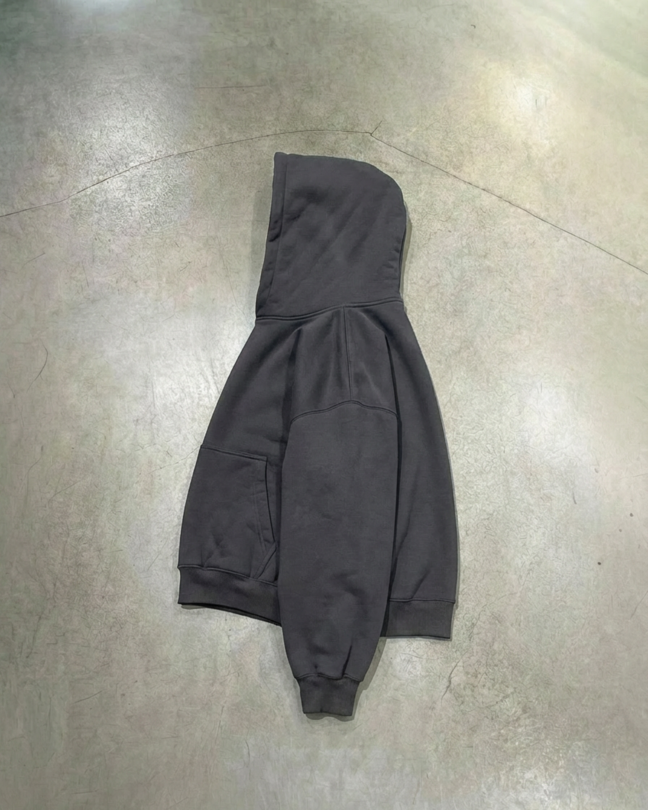 Essential Fleece Hoodie Dark Gray