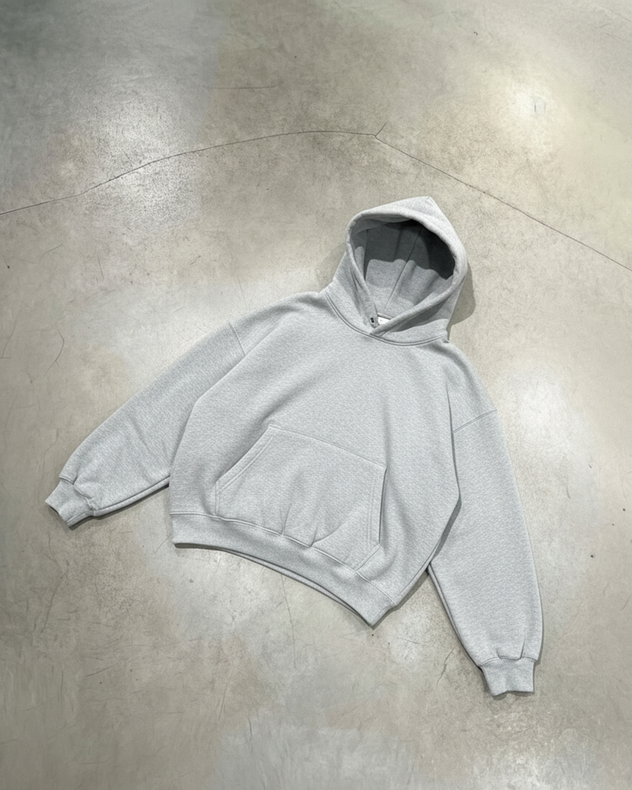 Essential Fleece Hoodie Gray