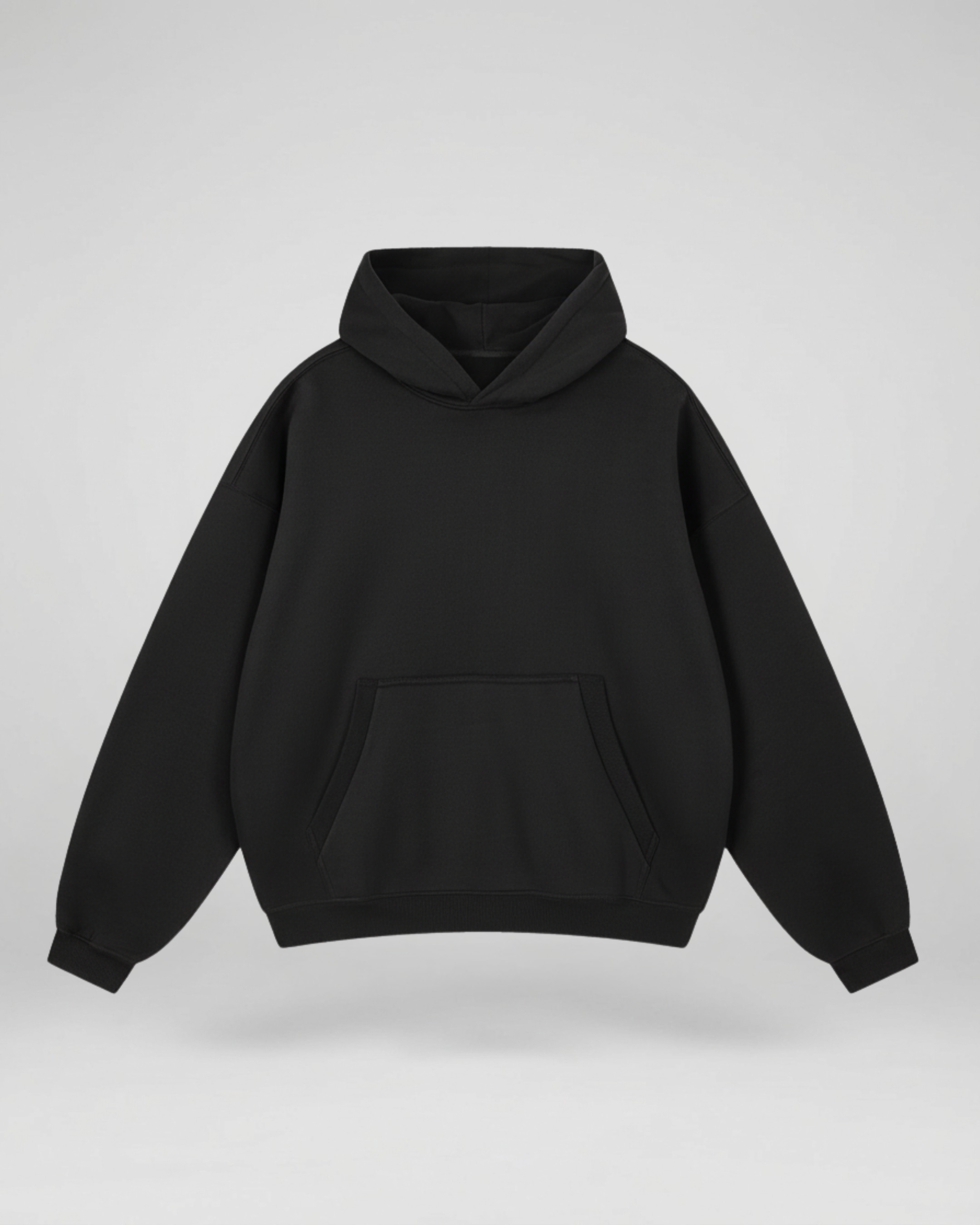 Essential Fleece Hoodie Black