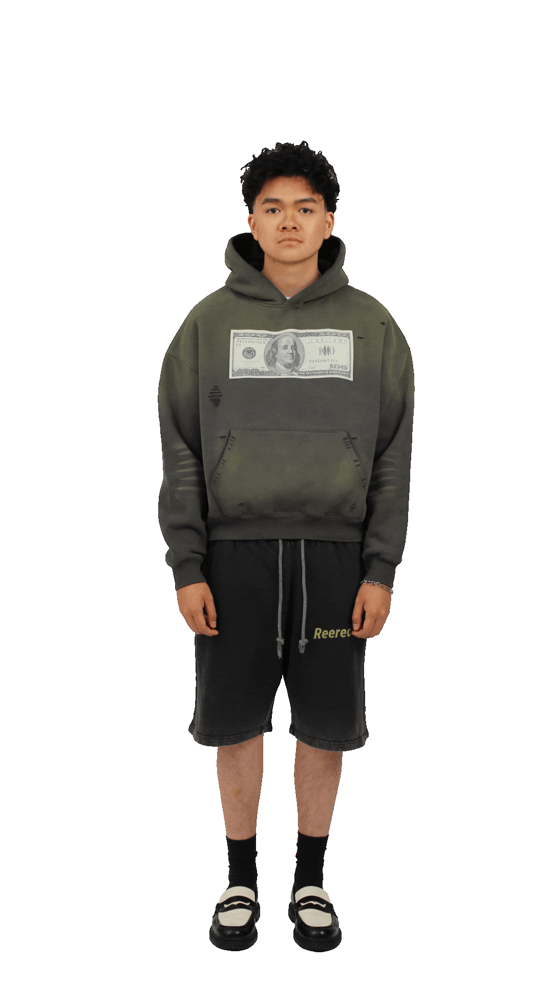 HANDGEFERTIGTER DOLLAR-HOODIE ODMPOD