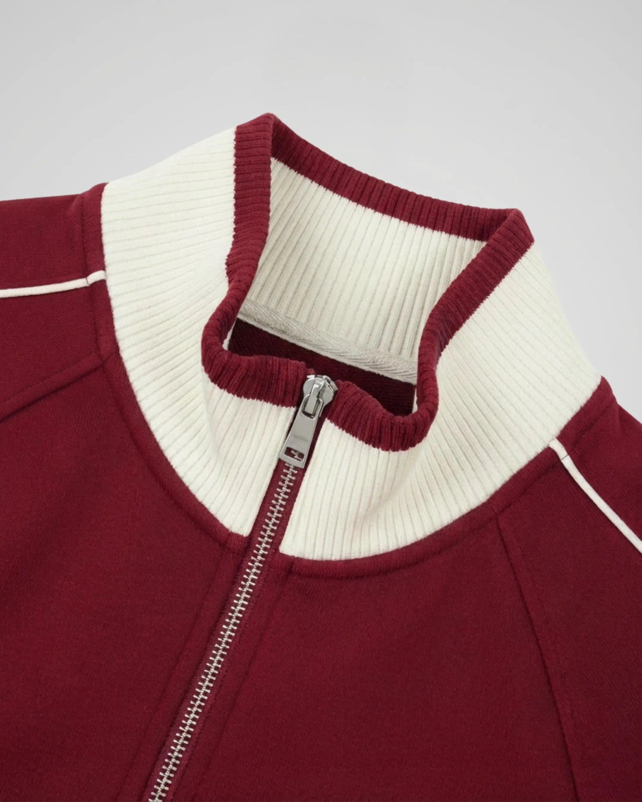 STRUCTURE ZIP JACKET BORDEAUX ODMPOD