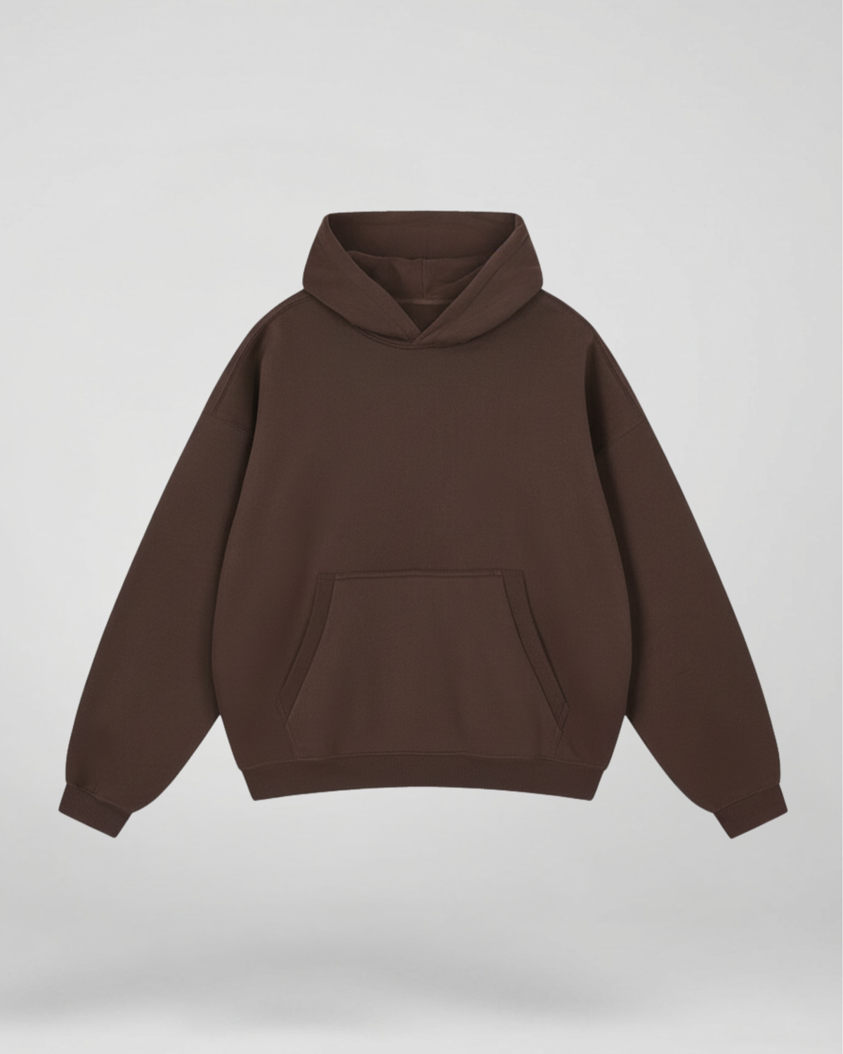 Essential Fleece Hoodie Coffee Brown