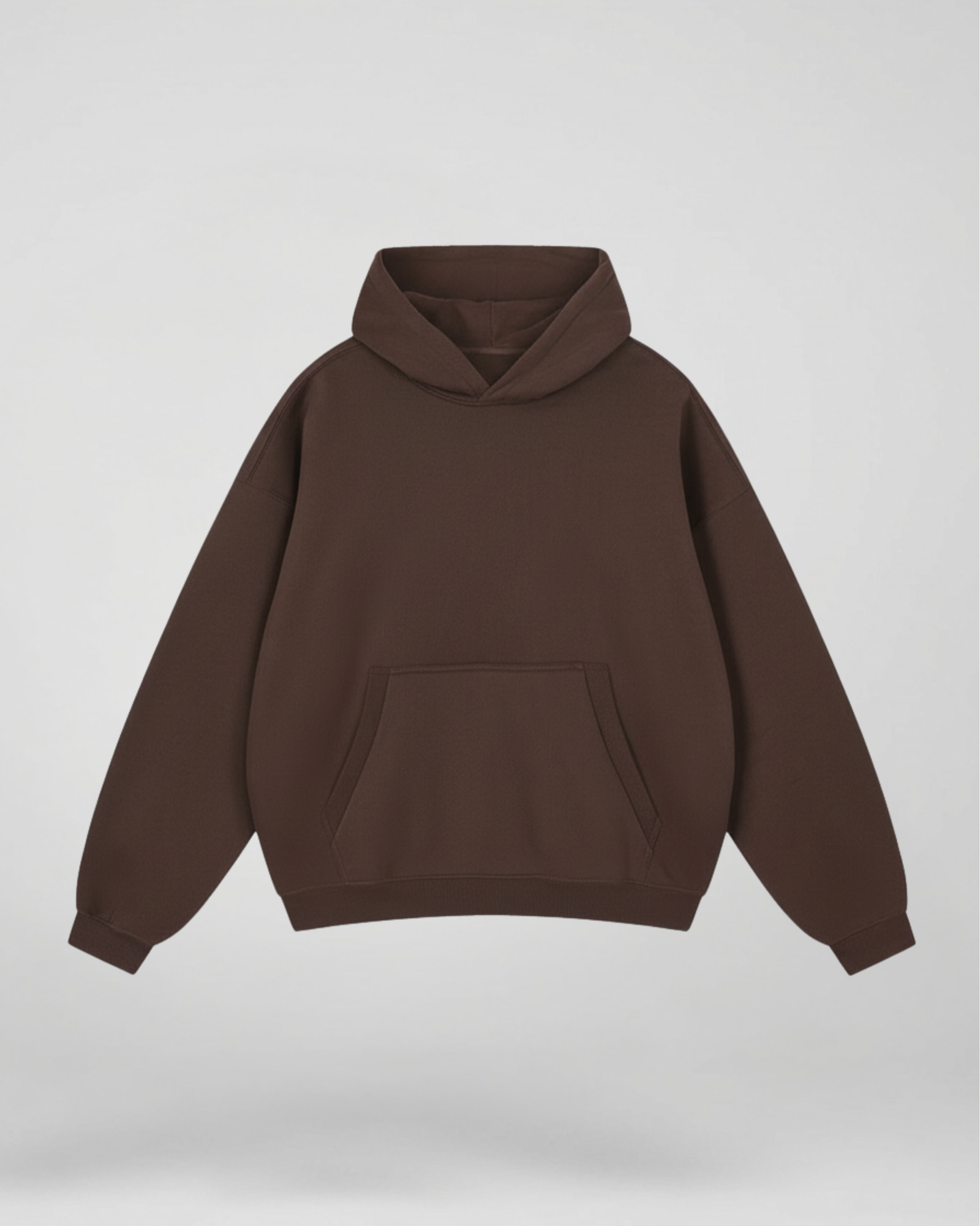 Essential Fleece Hoodie Coffee Brown