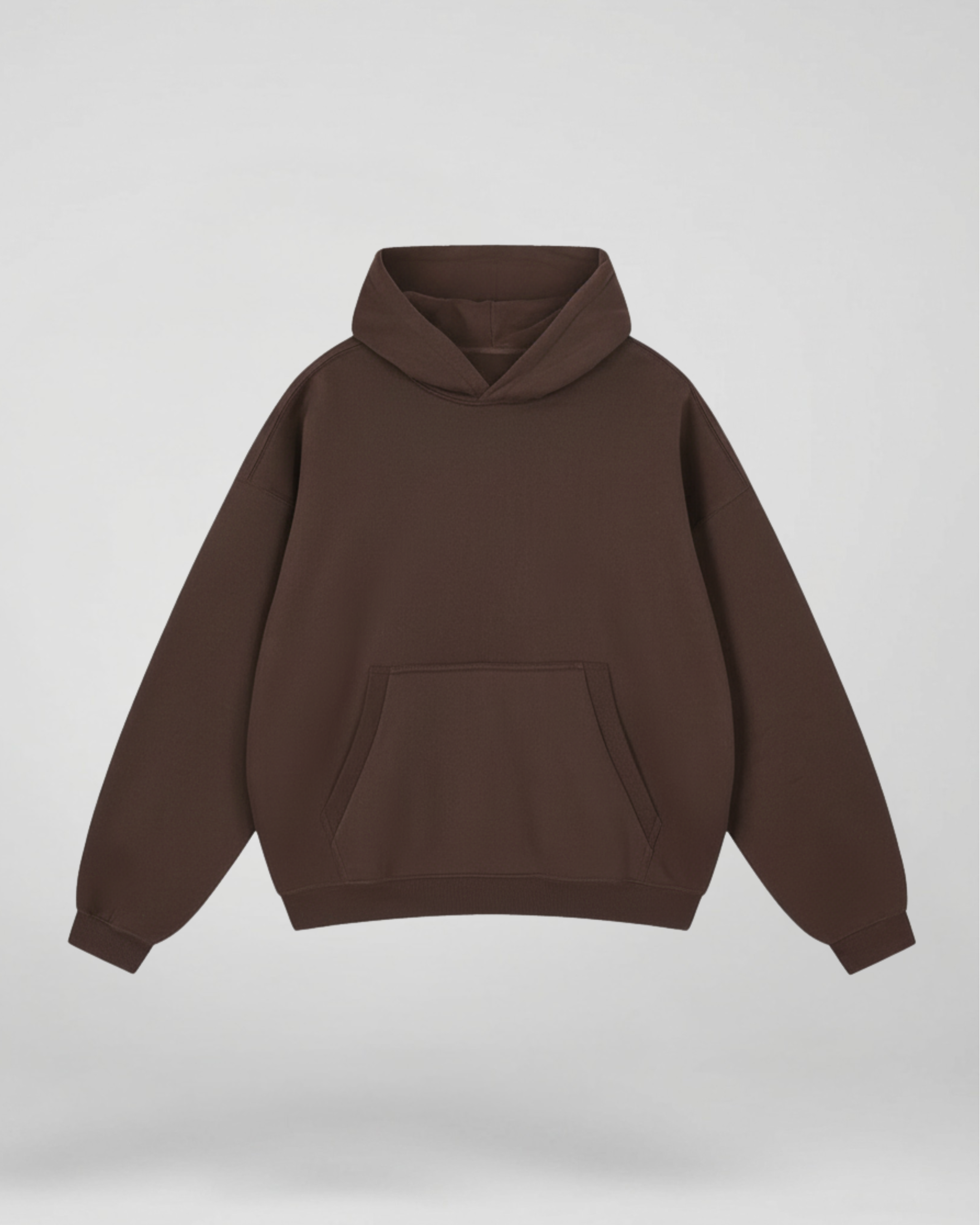 Essential Fleece Hoodie Coffee Brown