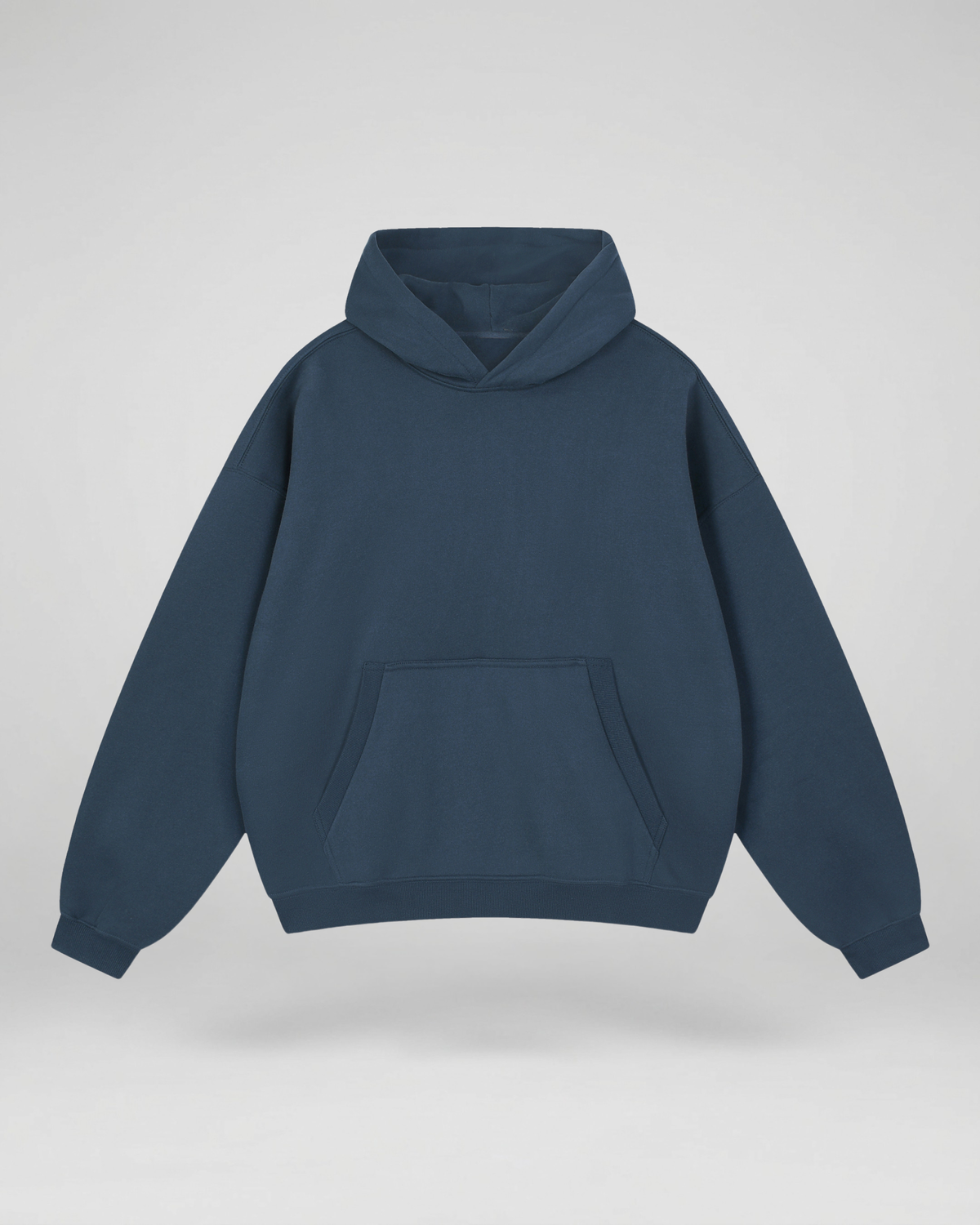 Essential Fleece Hoodie Marineblau