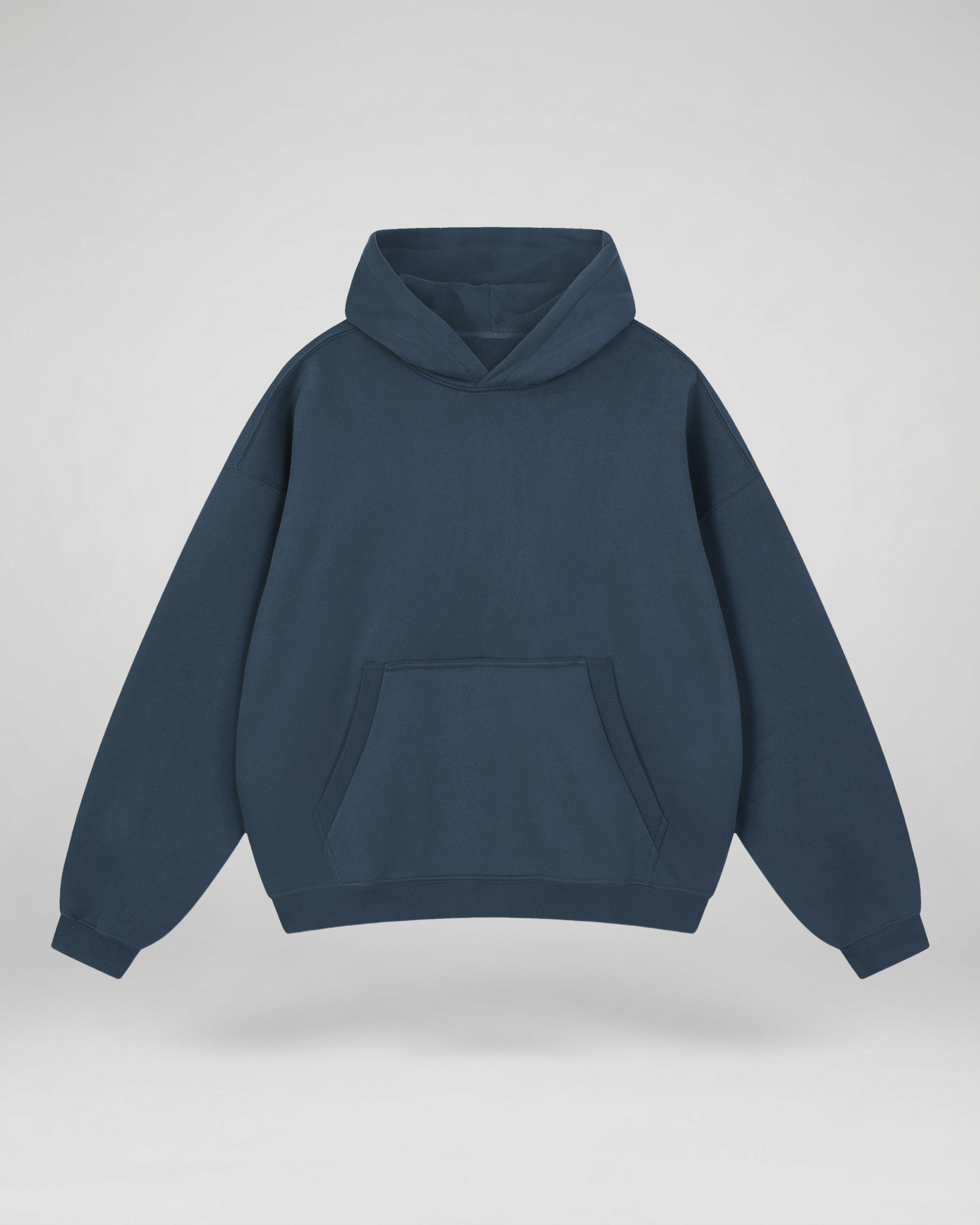 Essential Fleece Hoodie Marineblau