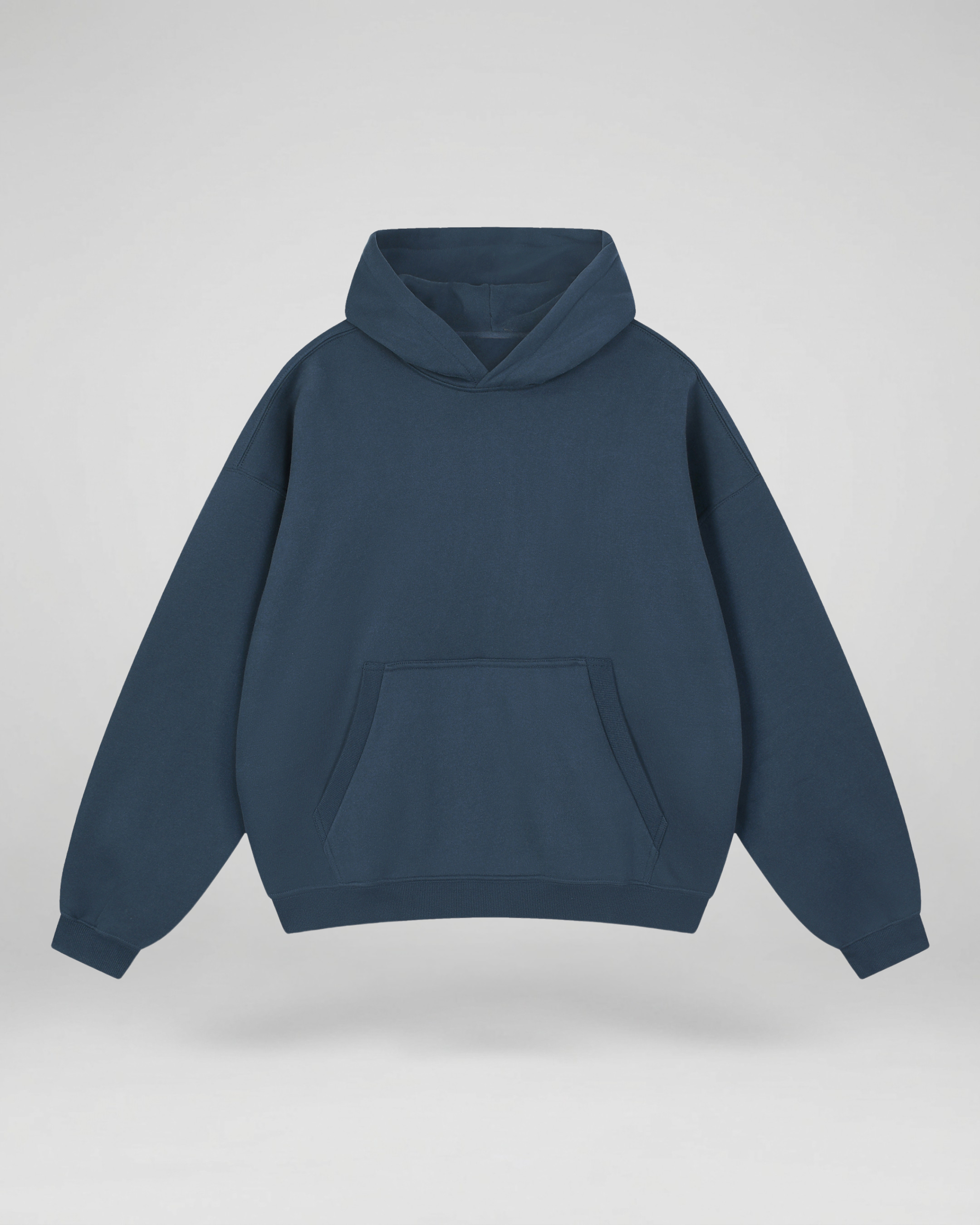 Essential Fleece Hoodie Marineblau
