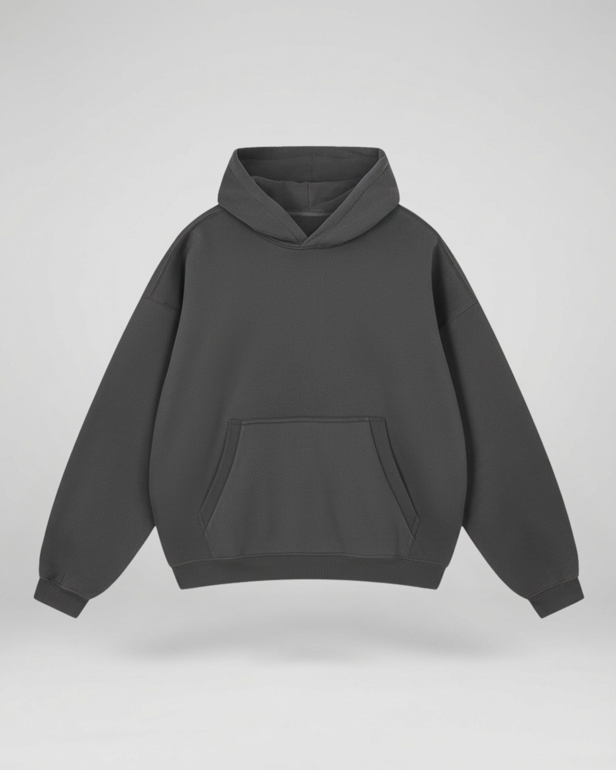 Essential Fleece Hoodie Dark Gray