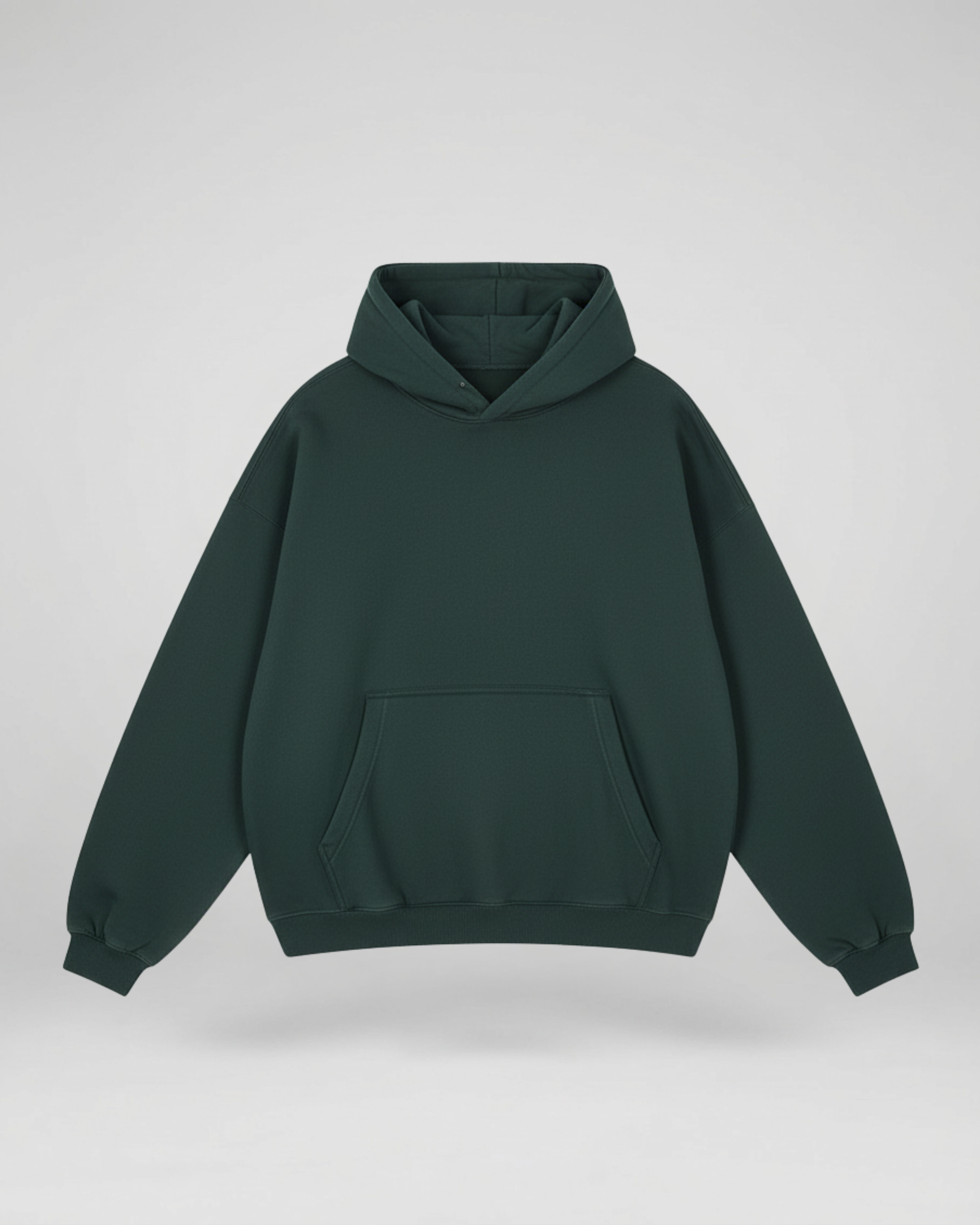 Essential Fleece Hoodie Dark Green