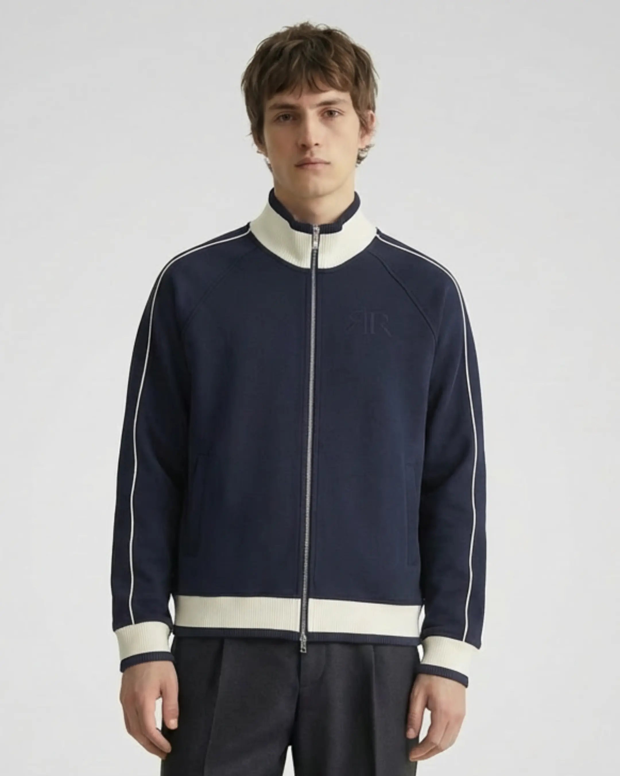 STRUCTURE ZIP JACKET DEEP NAVY ODMPOD