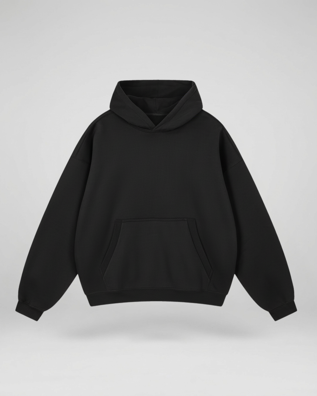 Essential Fleece Hoodie Black
