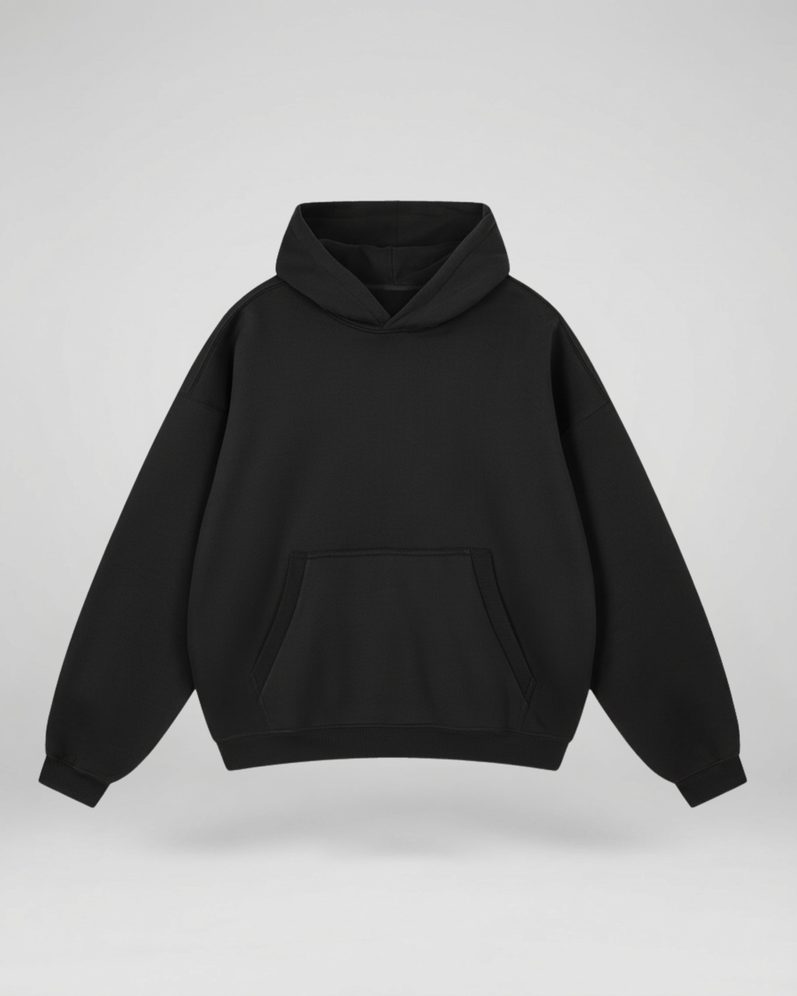 Essential Fleece Hoodie Black